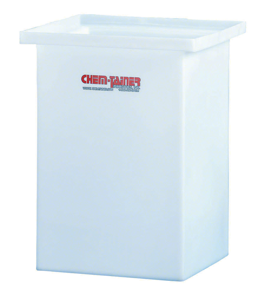 Chem-Tainer 90 Gallon Rectangular Tank - Open Top 24 x 24 x 36