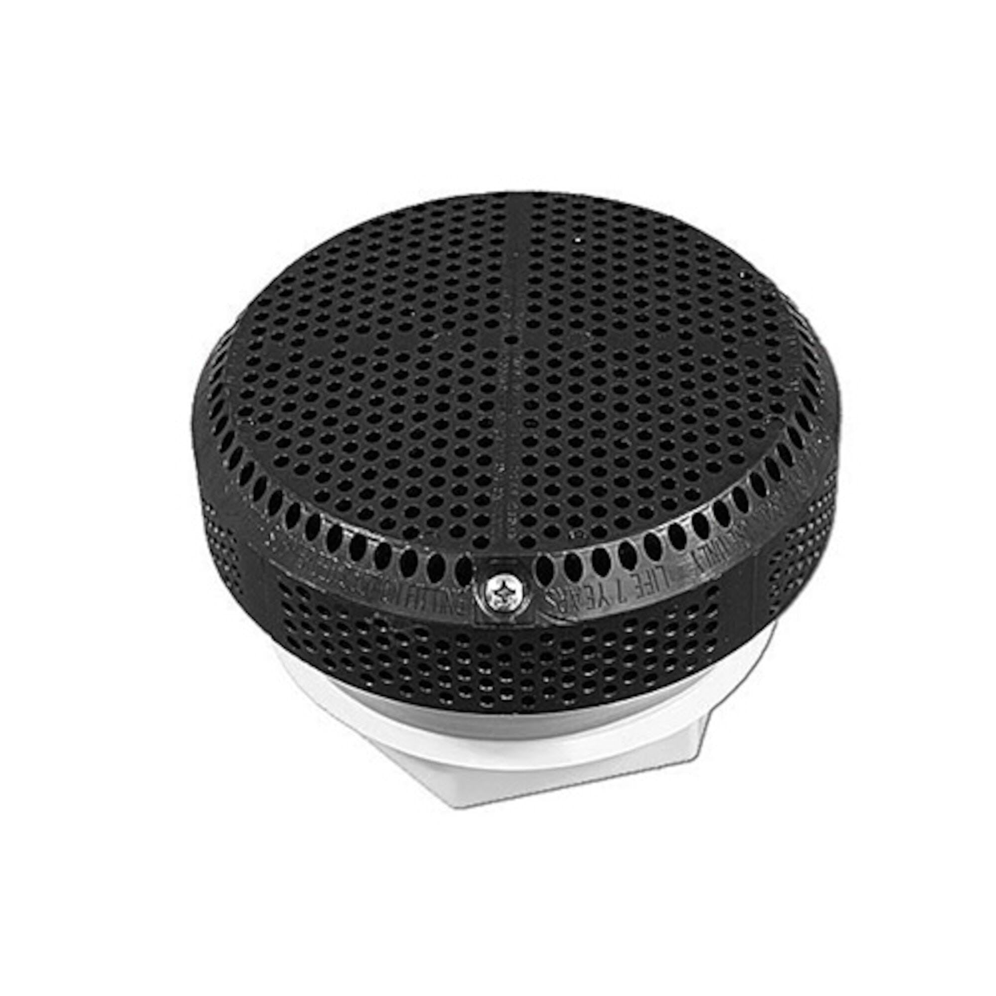 Suction Assembly, Waterway, VGB, Super Hi-Flo, 5"Dia Cover, 2"S Deep Socket, Black : 640-3571V