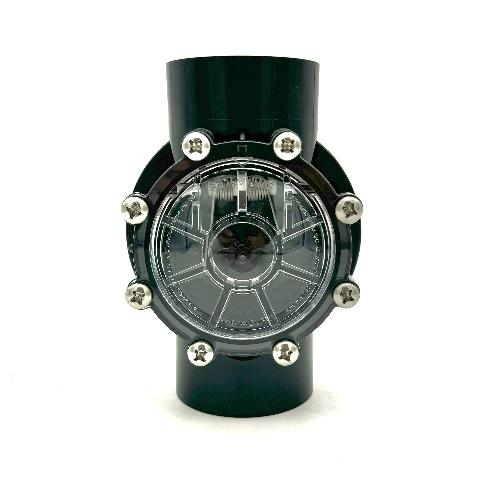 Appaetech Industries | 777038 | Check Valve – 2" to 2 1/2" PVC Slip Fitting, Spring-Loaded, Non-Return Valve