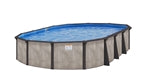 Lagoon Luxe 20'x12' Oval with Compac Supports 52" Wall Above Ground Pool 2-4902-851-52D