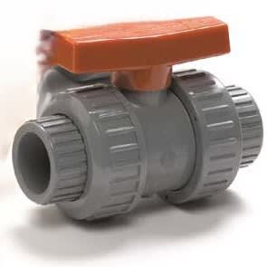 Lasco 2" Gray Slip x FPT Full Block True Union Ball Valve