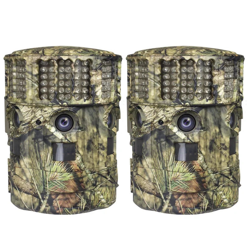 (2) Moultrie No Glow 14MP Panoramic 180i Infrared Game Hunting Cameras | P-180i