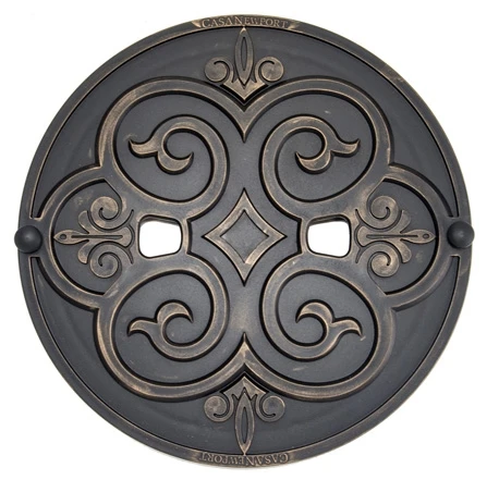 Casa Newport Bronze Plastic Skimmer Lid - 9.9" - 20-01023