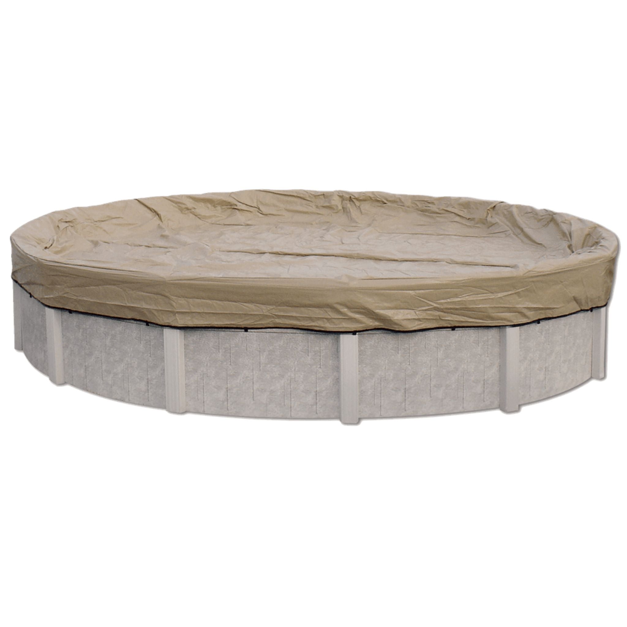 20-Year Midwest Canvas Elite Winter Pool Cover for 18' x 40' Oval Pools (Cover Size 22' x 44')