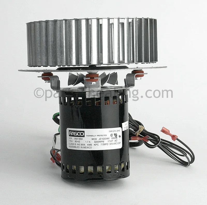 Reznor220784Venter Motor and Wheel Assembly for Models Without AV6