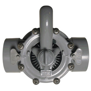 CMP Hydroseal Gray 2" Socket x 2-1/2" Spigot PVC 2-Way Diverter Valve, 25932-201-000