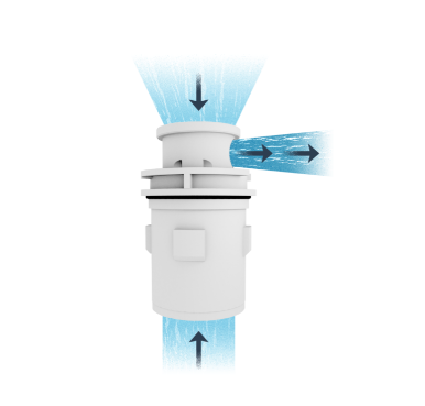 Pentair In-Floor Internal Head 231205 G4V (Venturi) Pop-Up Head Euro Blue