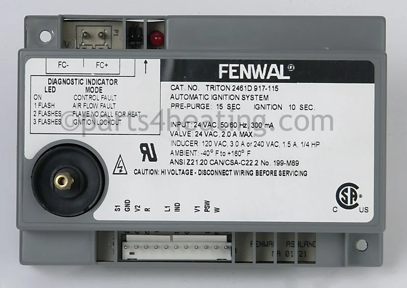 Kidde-Fenwal2461D917-115Ignition Control Board Module Replacement