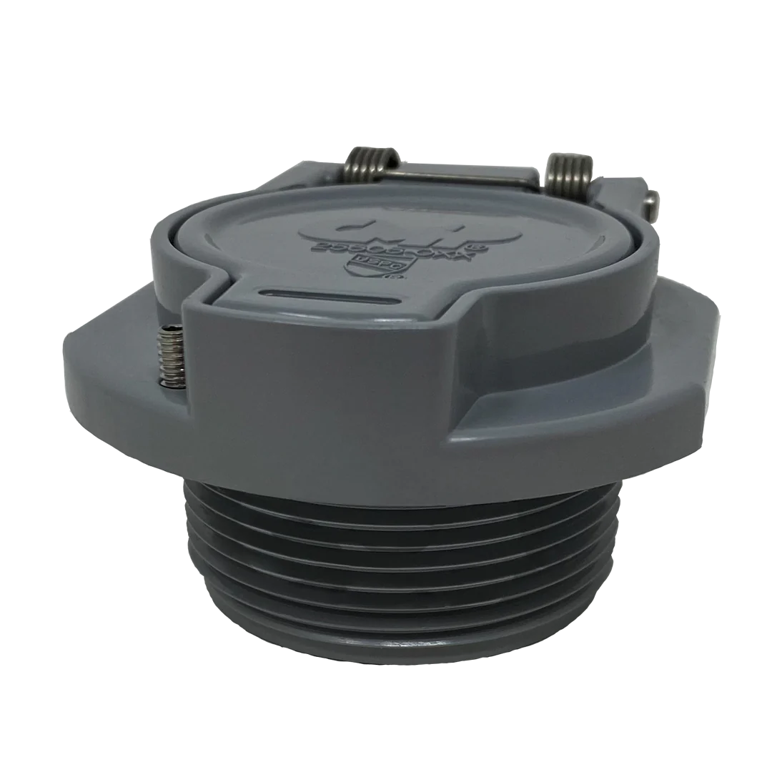 CMP Vac Lock 1-1/2" MIP, Gray | 25505-001-000