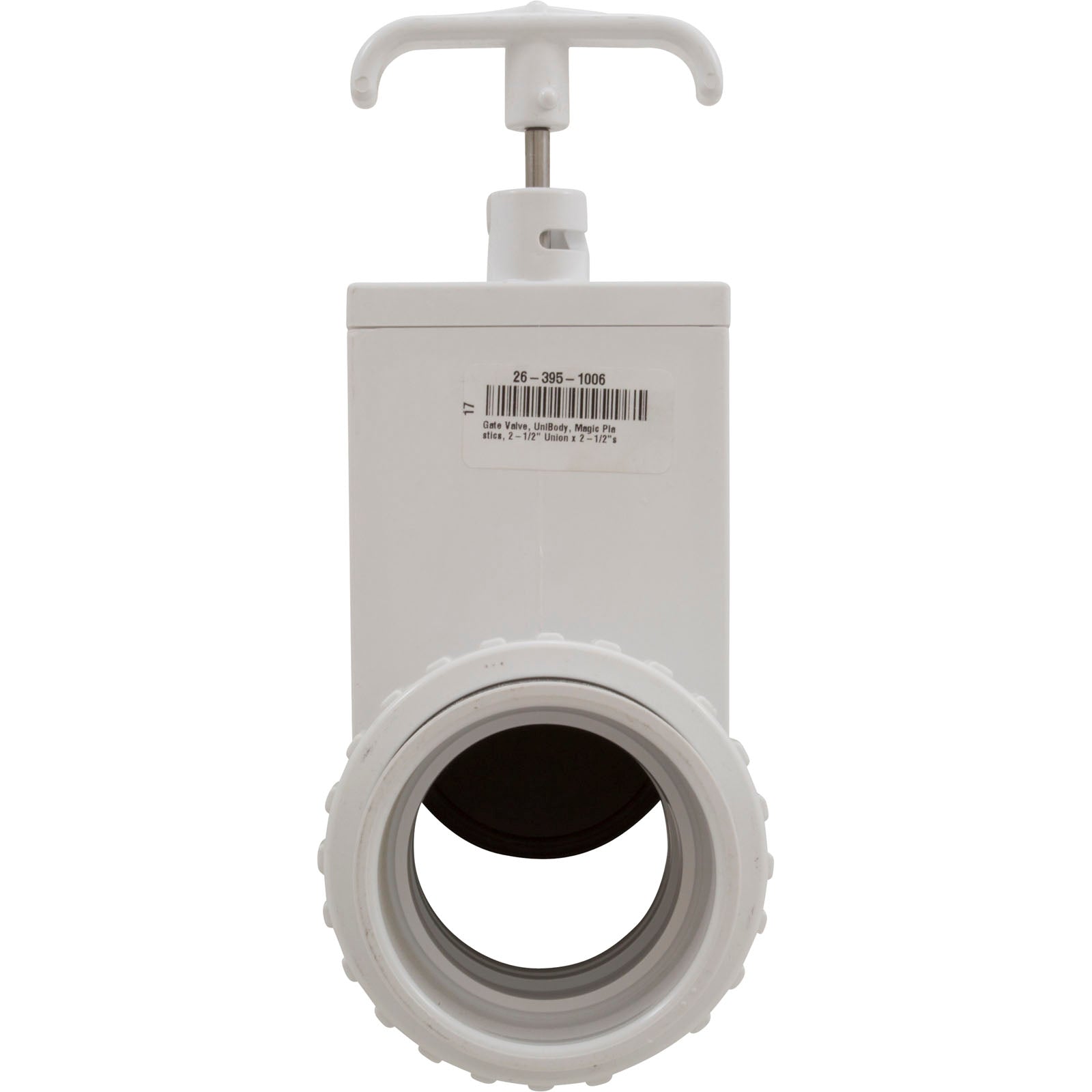 Gate Valve, UniBody, Magic Plastics, 2-1/2" Union x 2-1/2"s