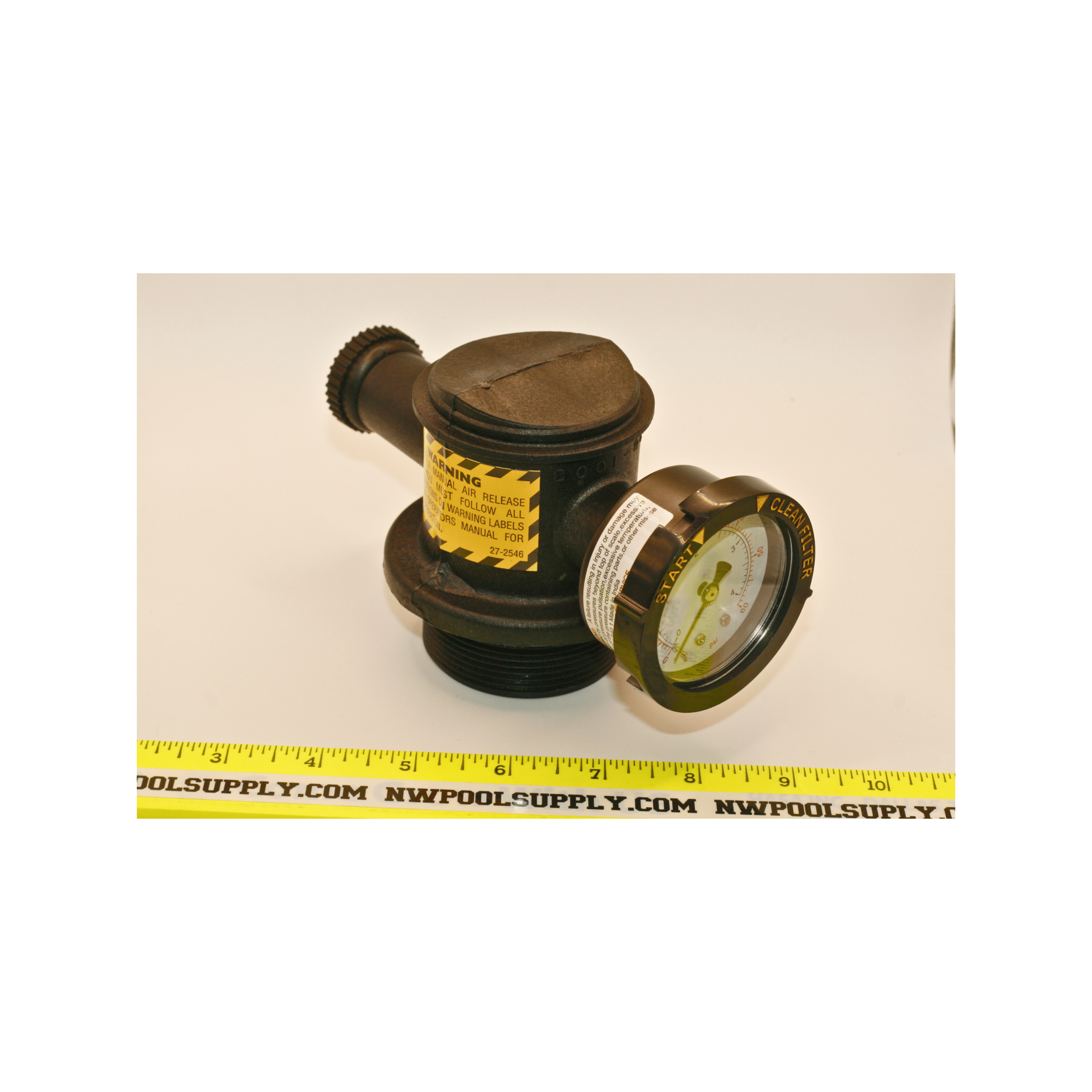Pentair Black Manual Air Relief Assembly for Nautilus | 273550Z