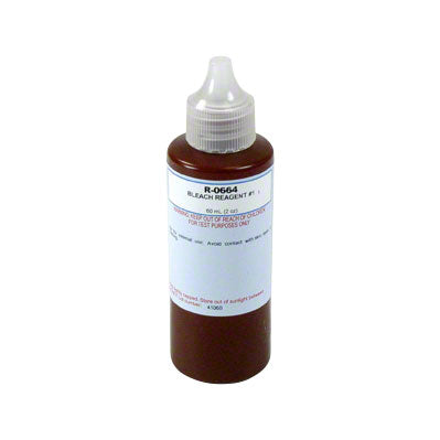 Taylor Bleach Reagent #1 - 2 Oz. (60 mL) Dropper Bottle - R-0664-C-DB