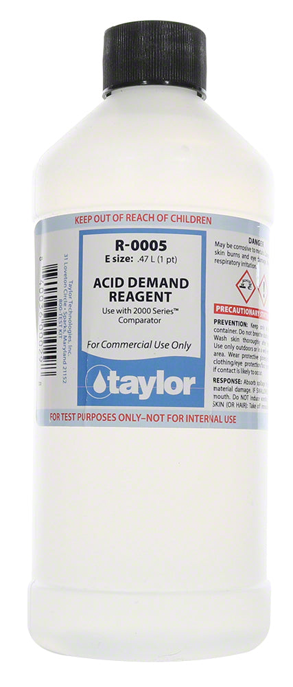Taylor Acid Demand #5 - 16 Oz. Bottle - R-0005-E