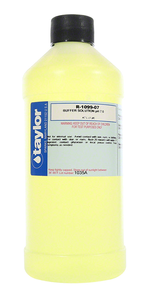 Taylor Buffer Solution pH 7.0 - 16 Oz. Bottle - R-1099-07-E