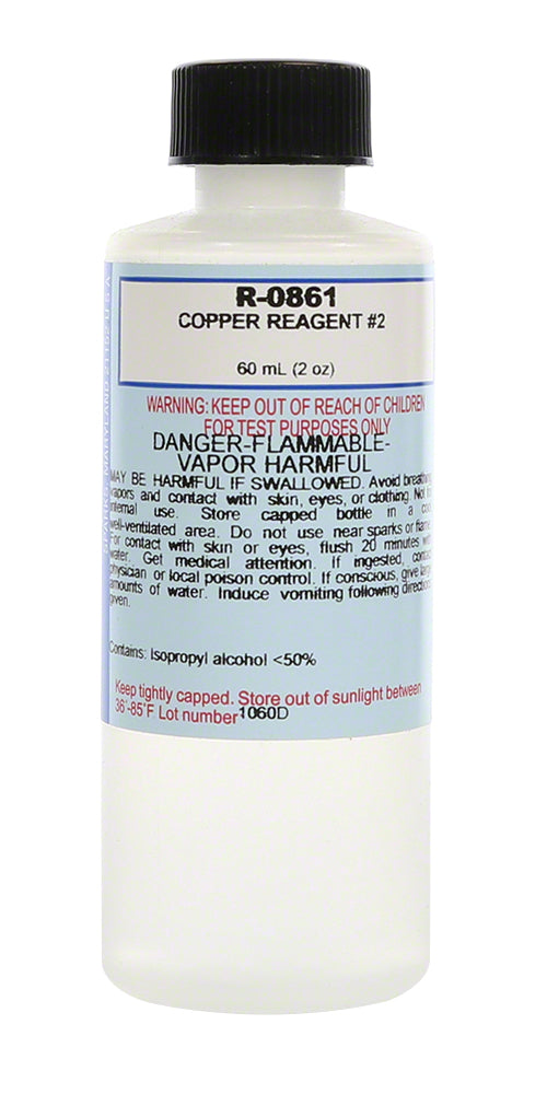 Taylor Copper Reagent #2 - 2 Oz. (60 mL) Bottle - R-0861-C