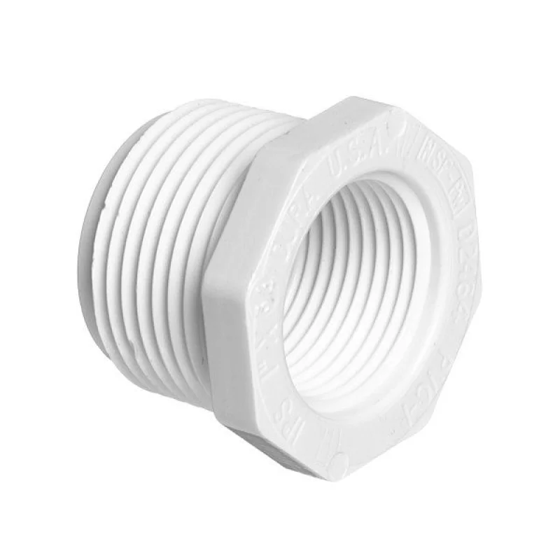 3" x 1-1/2" Sch 40 PVC Reducer (T.T.) Bushing - Mipt x Fipt 439-337
