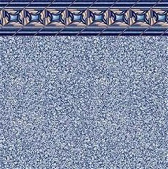 30' Round Metal Diamond Unibead Above-Ground Liner 25 GA - 48"