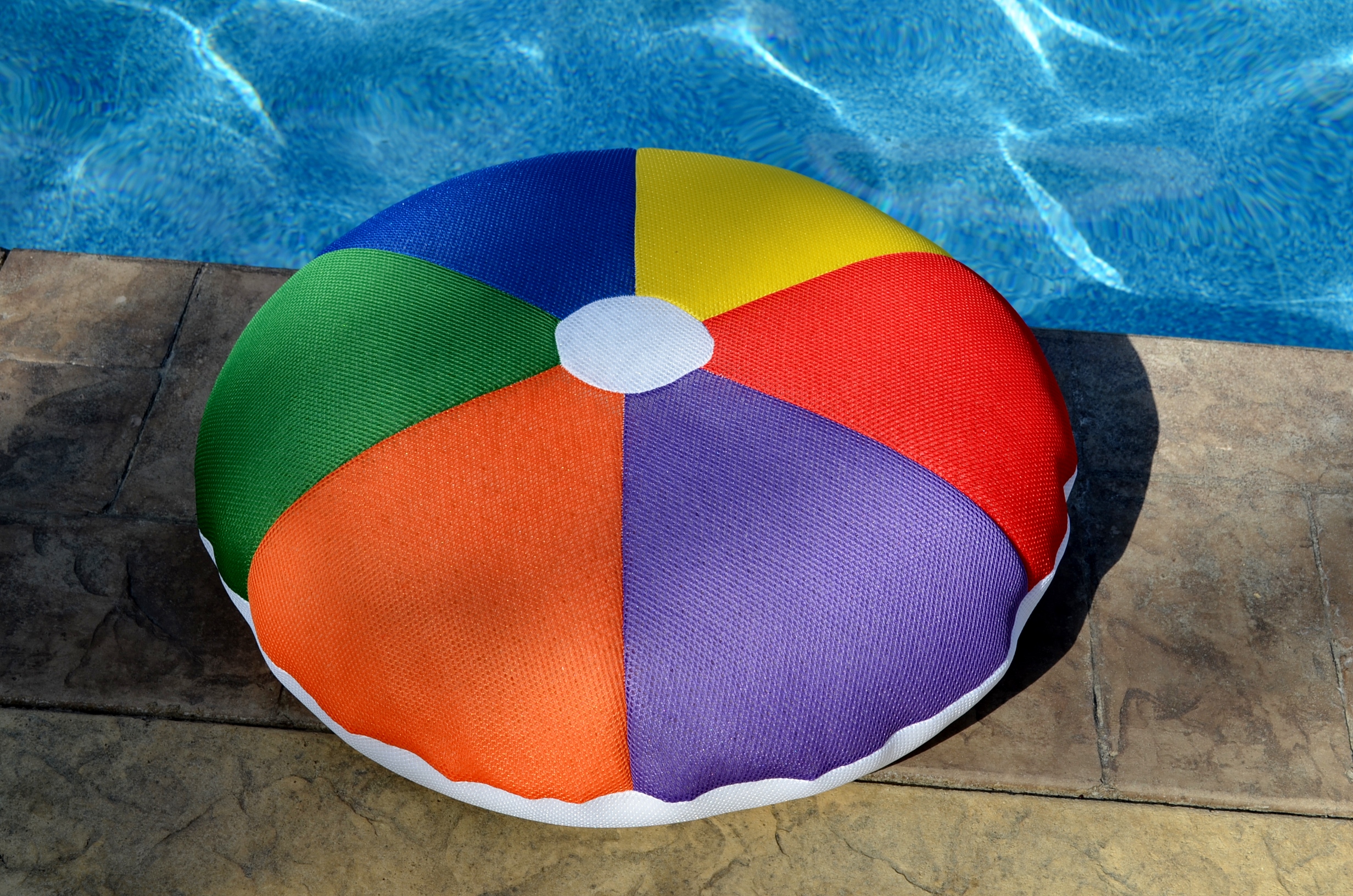 Beach Ball Seaside Rider Stuffed Floating Beach Ball