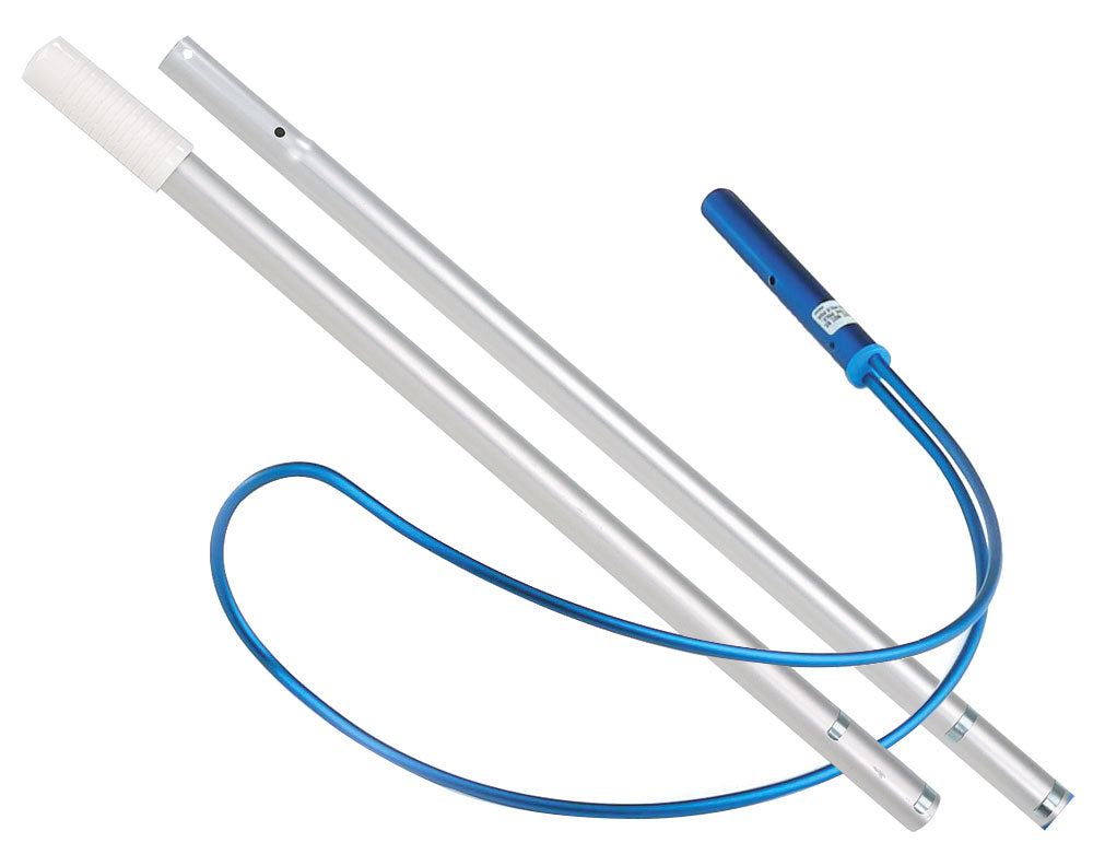 Life Hook with 12 Foot Rescue Pole and Bolt Set (Two 6-Foot Poles Connected with Brass Bolts)