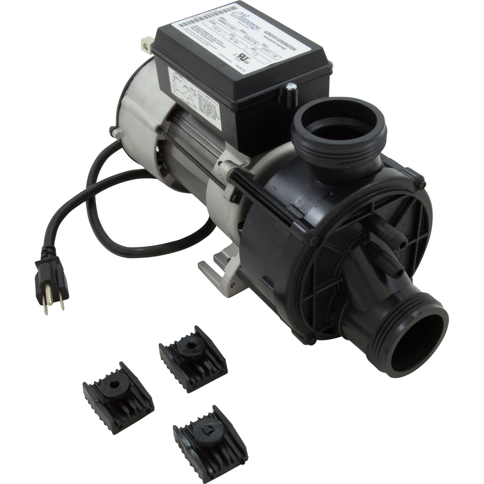 Pump, Bath, Waterway Genesis, 7.5A, 115v, 1-1/2", OEM, AS