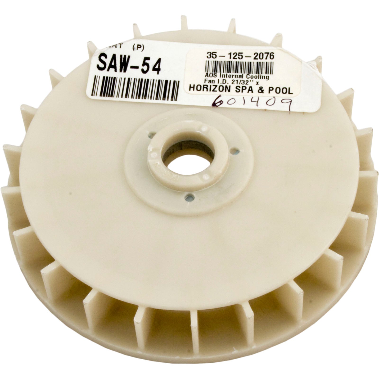 Internal Cooling Fan, Century, 21/32"IDx 4-11/16"OD