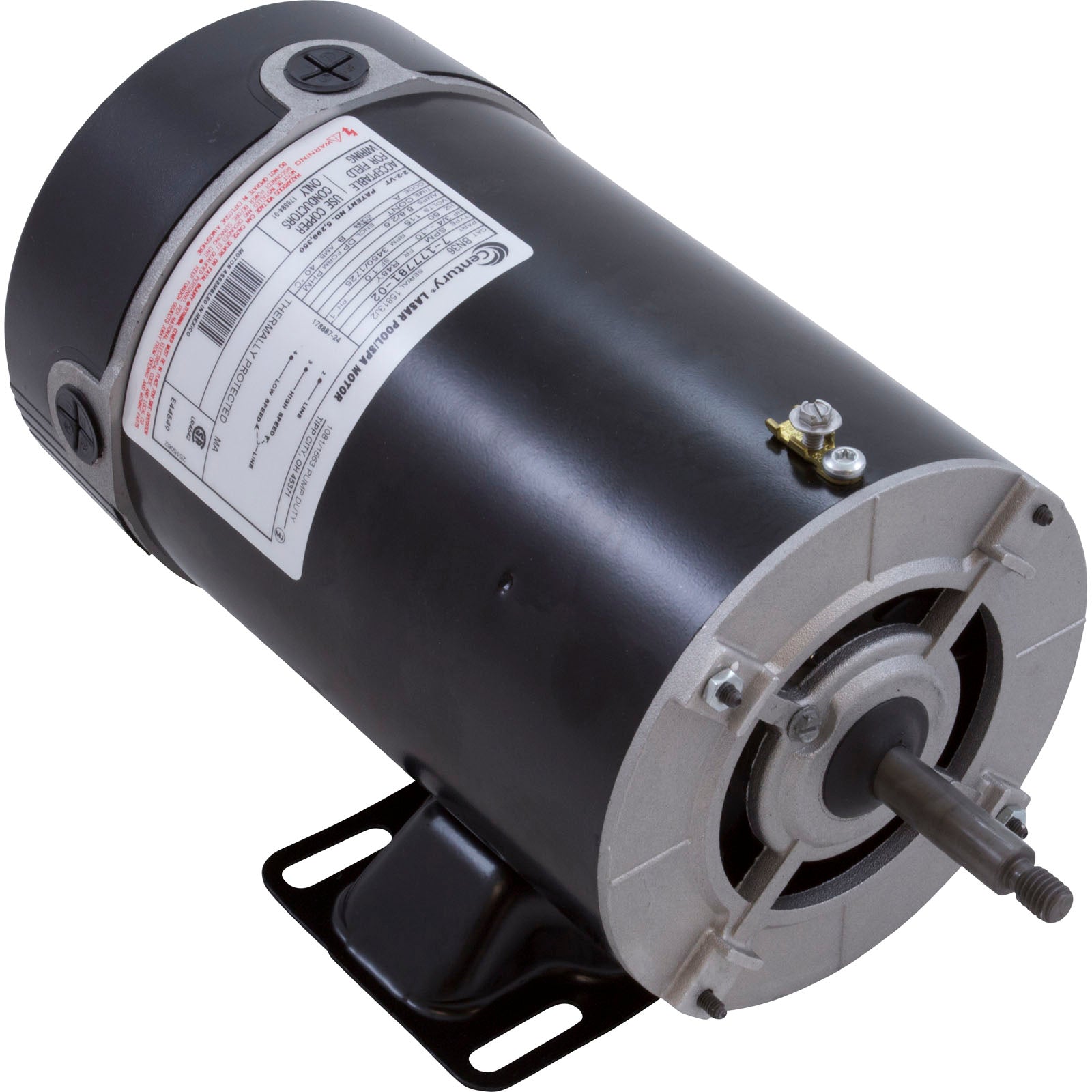 Motor, Century, 0.75 Horsepower, 115v, 2 Speed, 48 Frame