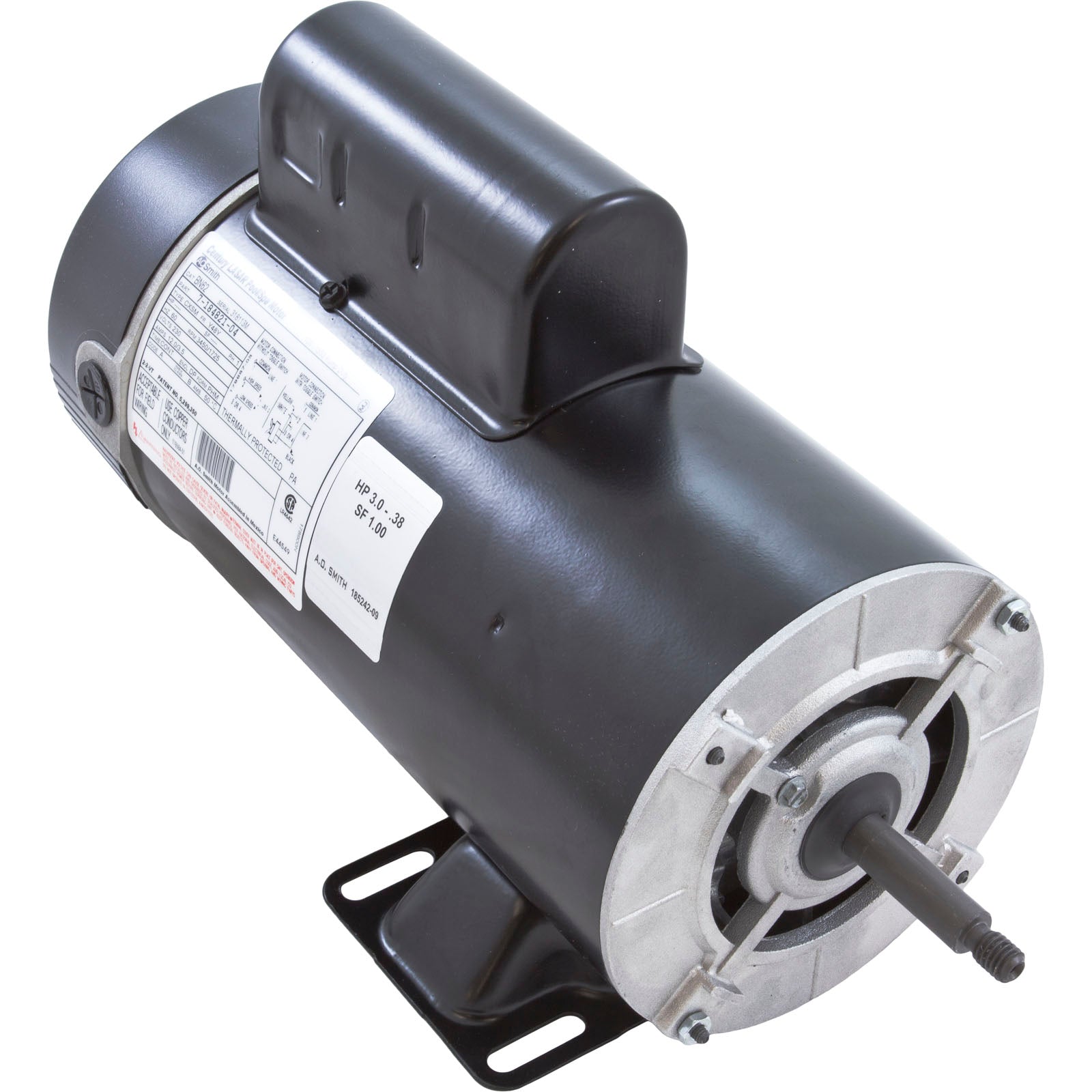 Motor, Century, 3.0 Horsepower, 230v, 2 Speed, 48 Frame