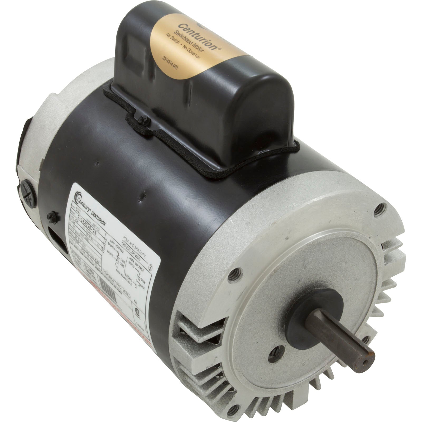 Motor, Century,0.75hp,115v/230v,1-Spd,56Cfr,C-Face Key