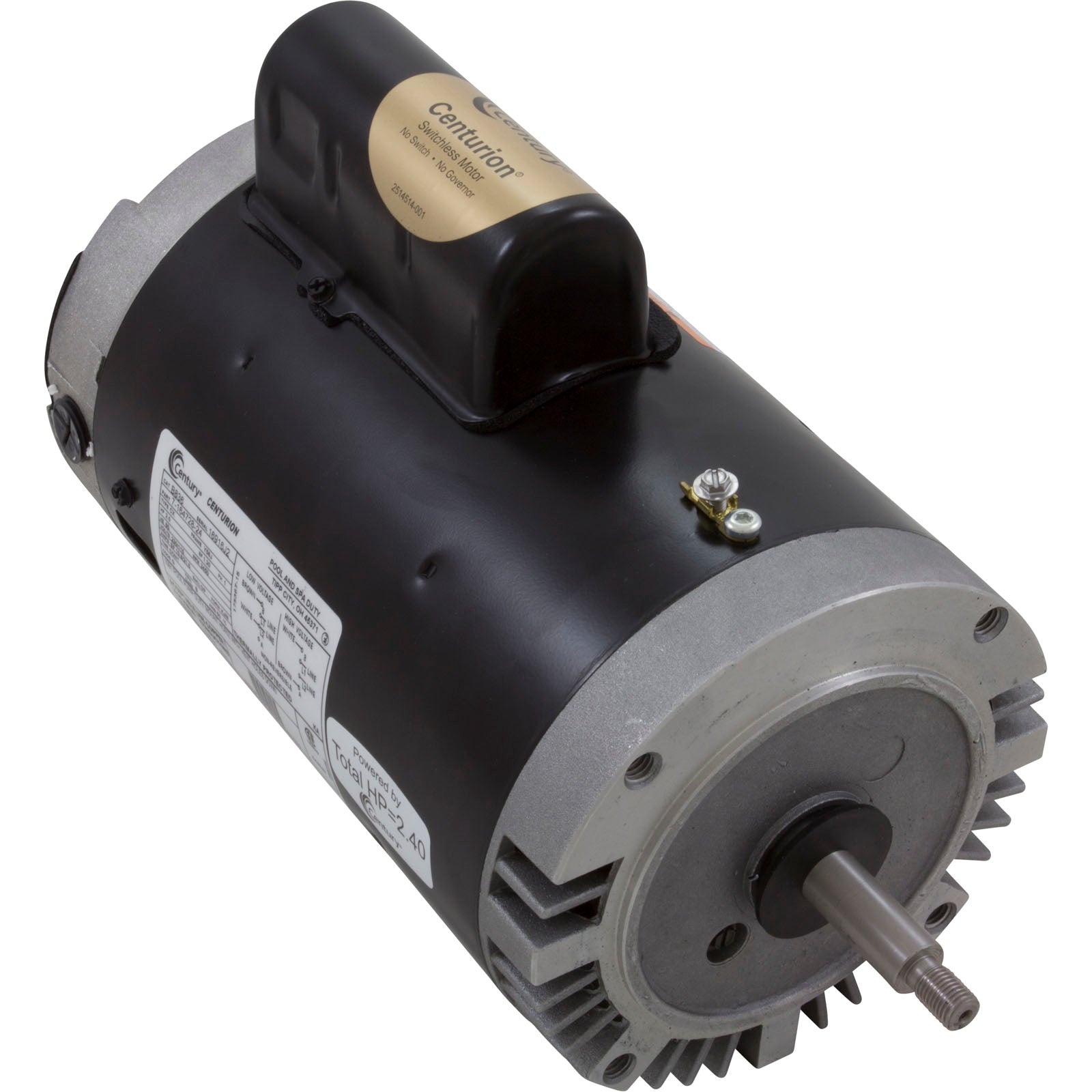 Motor, Century,2.0hp,208v-230v,1-Spd,56Jfr,C-Face Thd