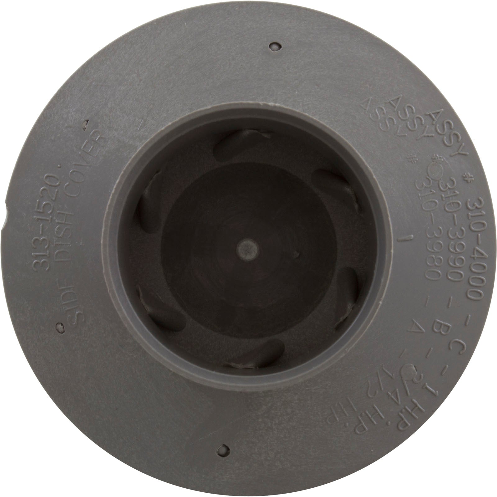Impeller, Waterway HiFlo,Side Discharge,1.0 Horsepower (Red)