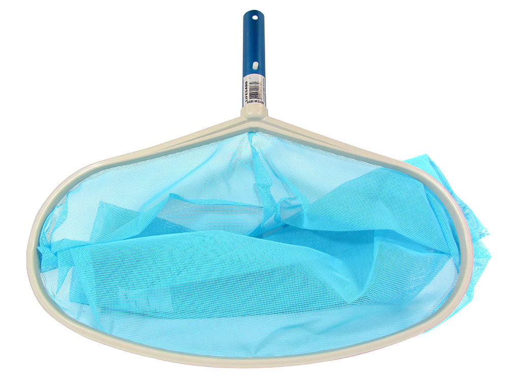 Economy White Molded Leaf Rake - 17 Inch Pocket
