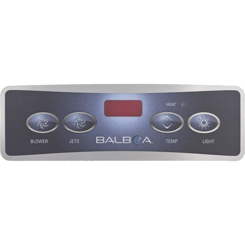 10671 BalboaTopside Overlay, VL403, 4-Btn, Lite Duplex, LED