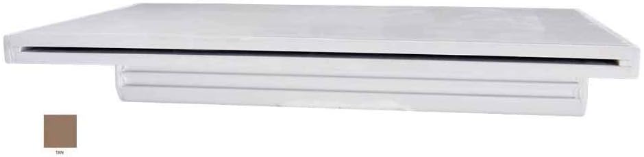 CMP | 25577-339-000 | Natural Wonders 36" Tan Waterfall | Back Port with 6" Lip