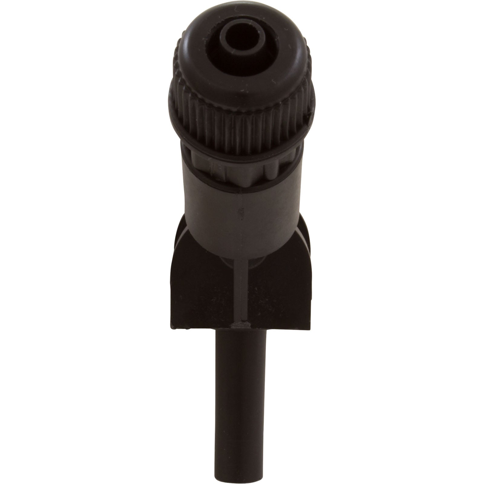 Injection Fitting, Threadless, Blue-White,3/8"od Tubing Conn