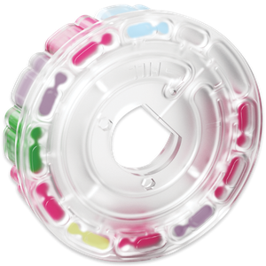 LaMotte Chlorine/Bromine Series 9-Way Spin Disk, Pack of 100, 4328-J