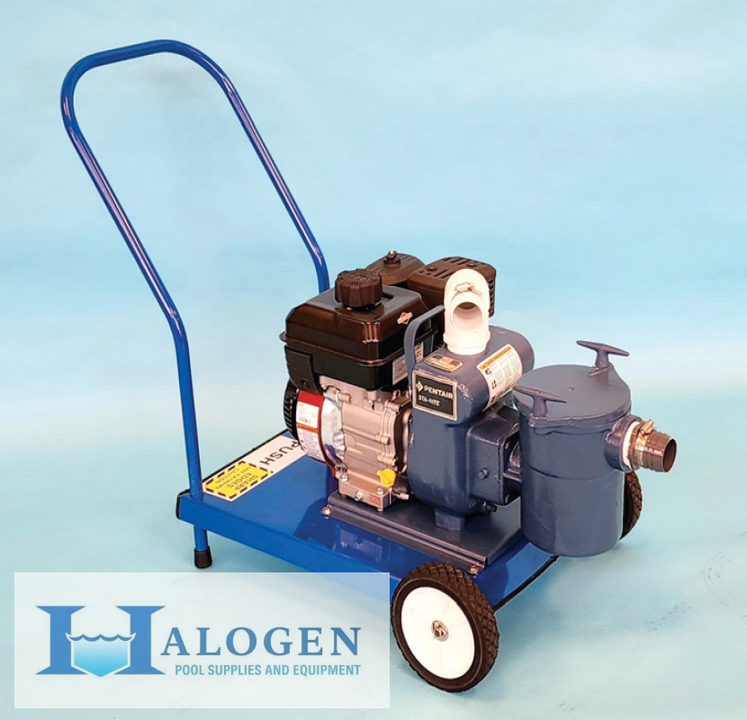 Gasoline Engine Vacuum Pump Assembly Cart