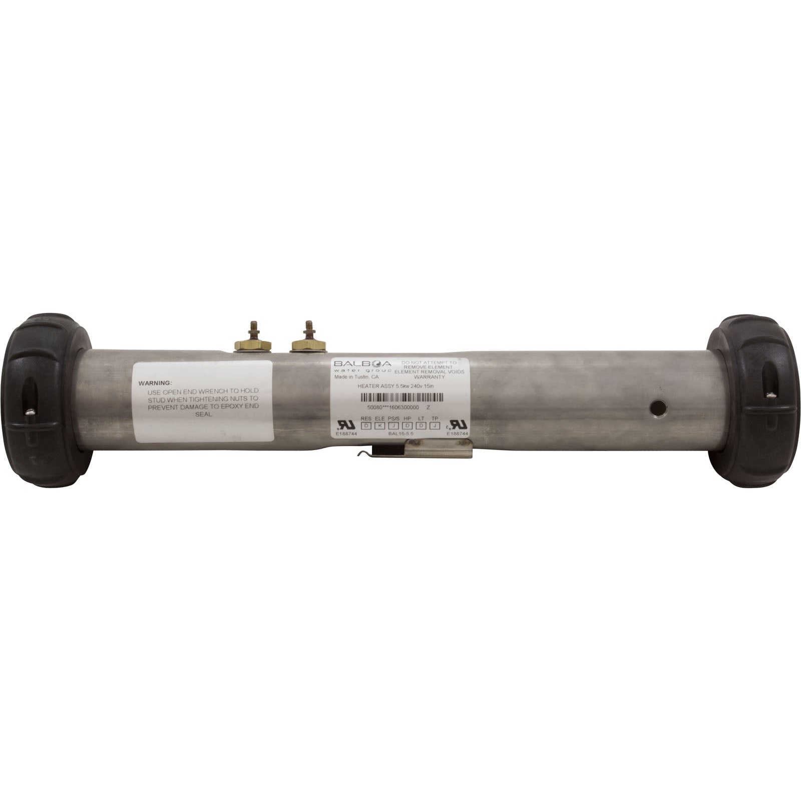 Heater, FloThru, 15" x 2", 230v, 5.5kW