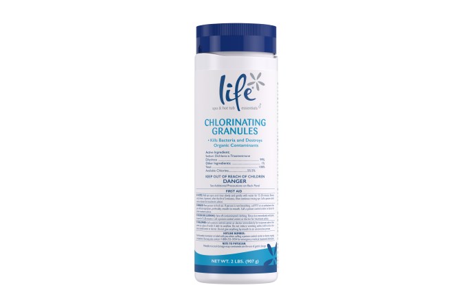2 lbs Spa Chlorine Granules