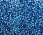 Carribbean Blue 8'x12' Oval 15 mil Overlap Liner 5-0812 CARIBLUE