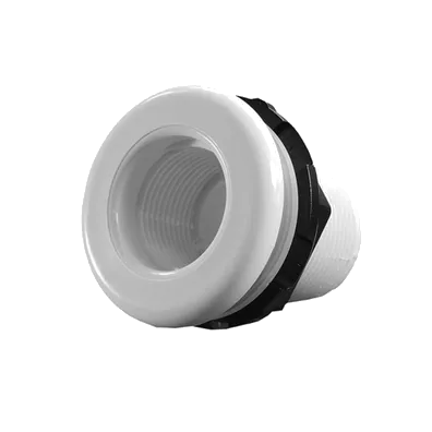 50-2107WHT BalboaAir Control Body, HydroAir, 1" (White)