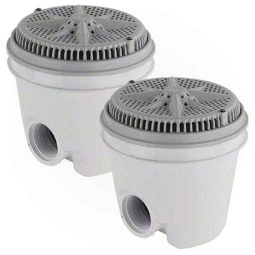 Pentair StarGuard Main Drain Complete 500114 - Gray - Two Pack