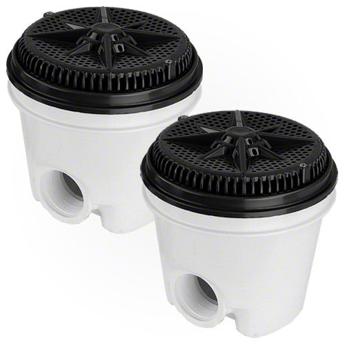 Pentair StarGuard Main Drain Complete 500116 - Black - Two Pack
