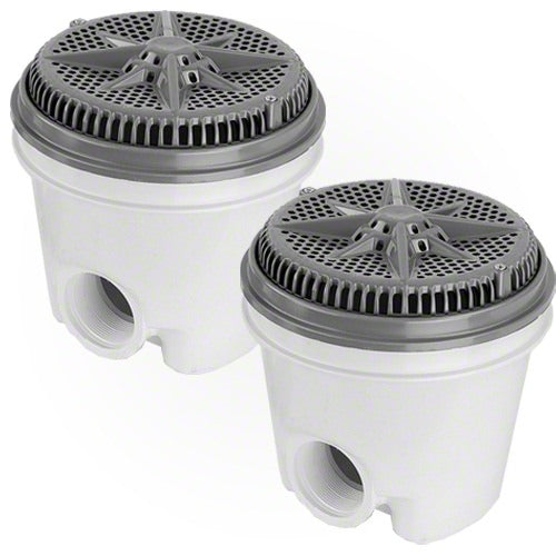 Pentair StarGuard Main Drain Complete 500117 - Dark Gray - Two Pack