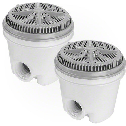 Pentair StarGuard Main Drain Complete 500118 - Gray - Two Pack