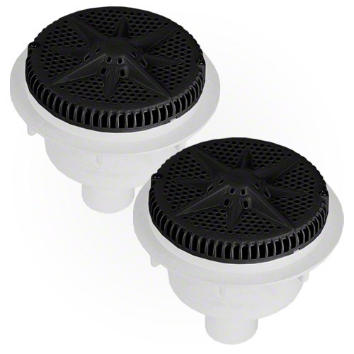 Pentair StarGuard Main Drain Complete 500121 - Black - Two Pack
