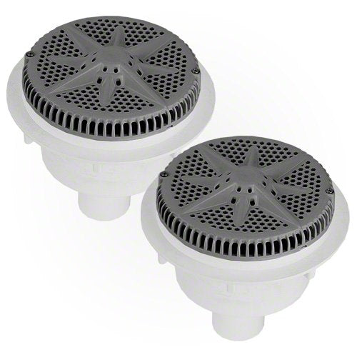 Pentair StarGuard Main Drain Complete 500122 - Dark Gray - Two Pack