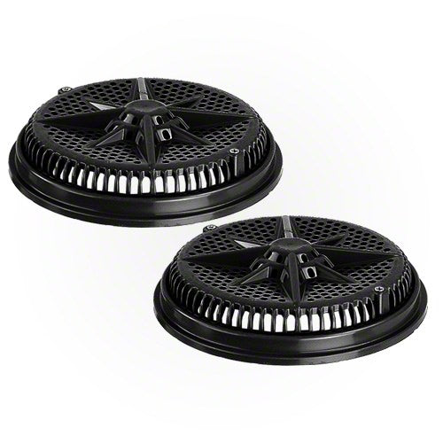 Pentair StarGuard Main Drain Cover with Long Ring 500141 - Black - Two Pack