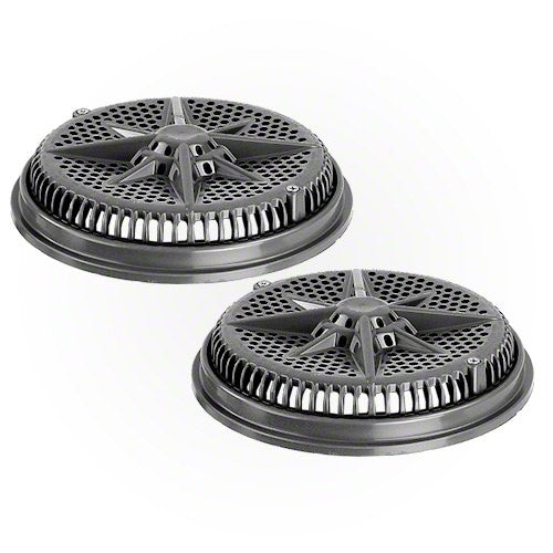 Pentair StarGuard Main Drain Cover with Long Ring 500142 - Dark Gray - Two Pack
