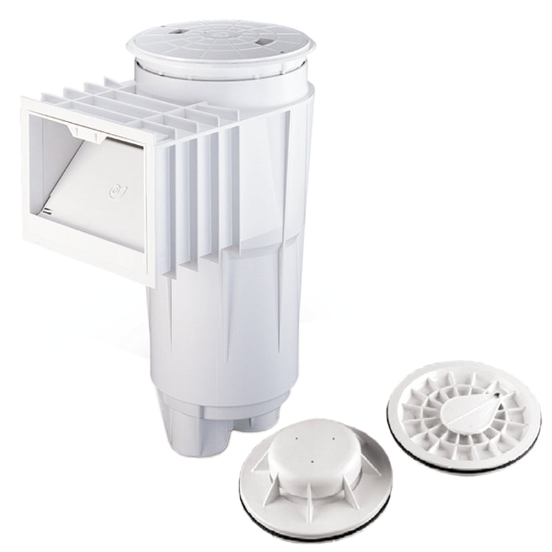 Pentair Bermuda Skimmer with Float Valve 506308 - Concrete Pools - 2" Slip Ports