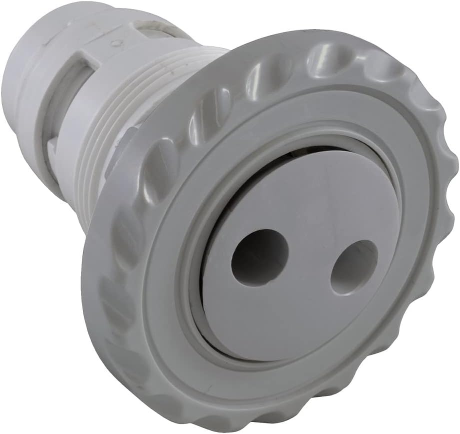 CMP | 25591-231-000 | SpaMaster Scalloped Pulsator Jet Internal | 2.5", Gray, 3.5" Flange